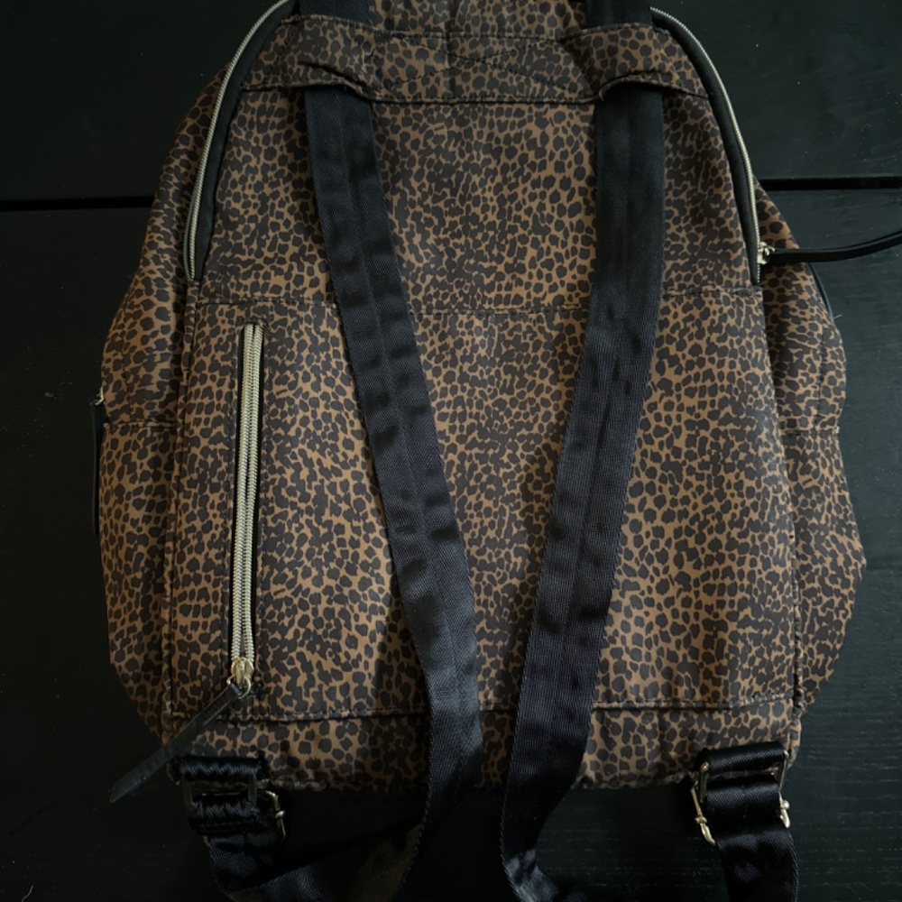 Stella & Dot Leopard Print Backpack - image 8